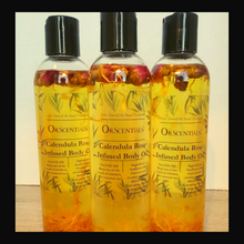 Load image into Gallery viewer, body oil, all natural, calendula oil, calendula rose oil