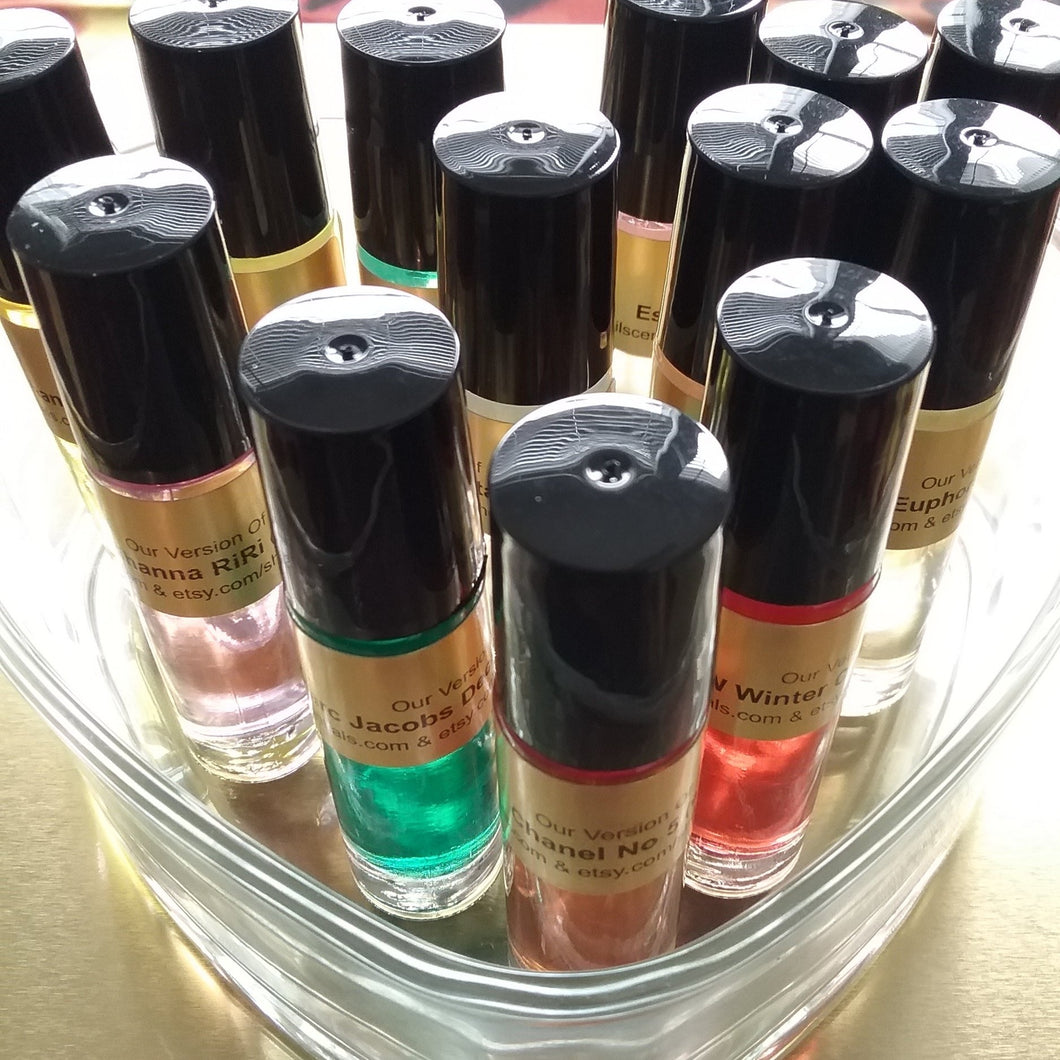 Women's Fragrance Oils, Designer Fragrance Type, Designer-Type Fragrance Oil, Uncut Fragrance Oil